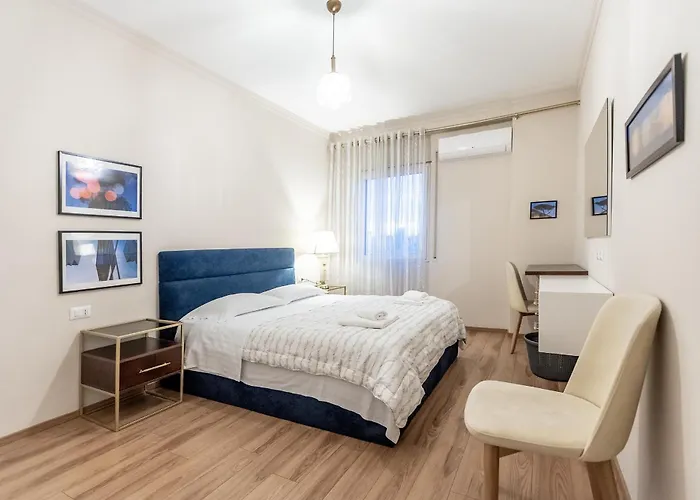 公寓 Modern 1Br Skyline City View - Central Tirana